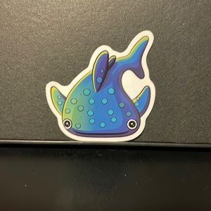 WHALE SHARK CARTOON STICKER